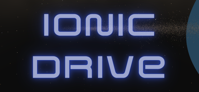 Header capsule with the Ionic Drive logo.