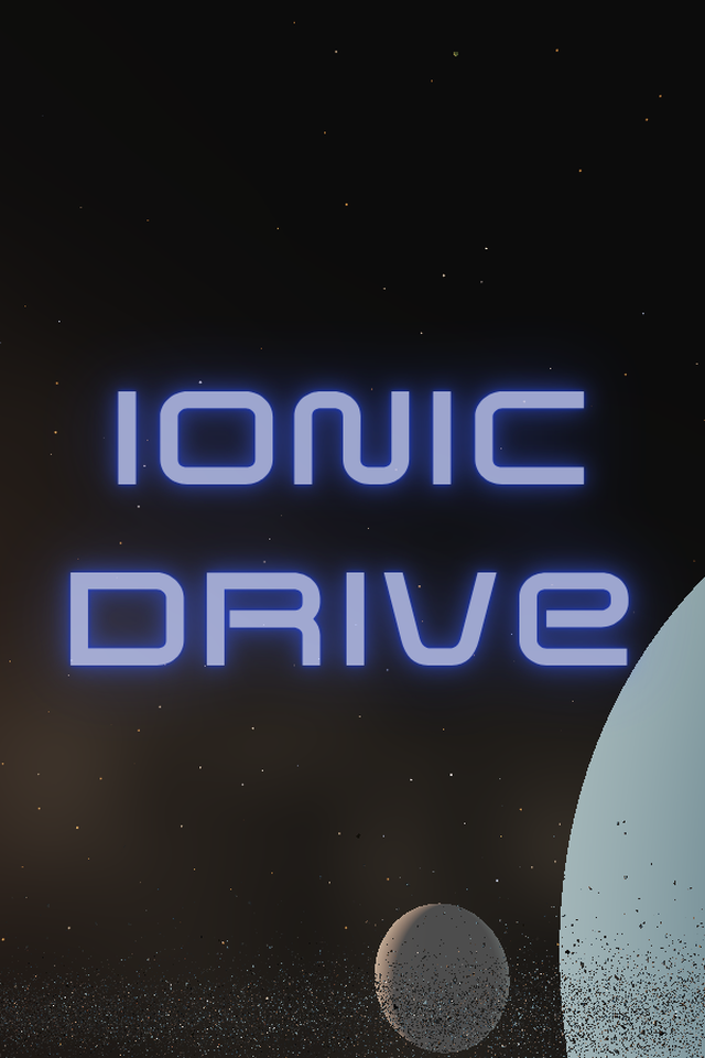 Portrait library capsule with the Ionic Drive logo.